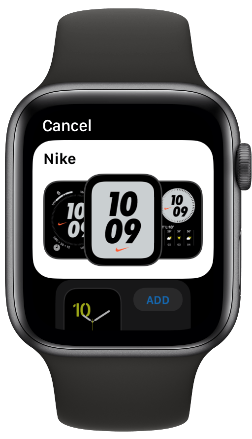 Tips for Apple Watch - Nike watch faces available on all models with watchOS 9