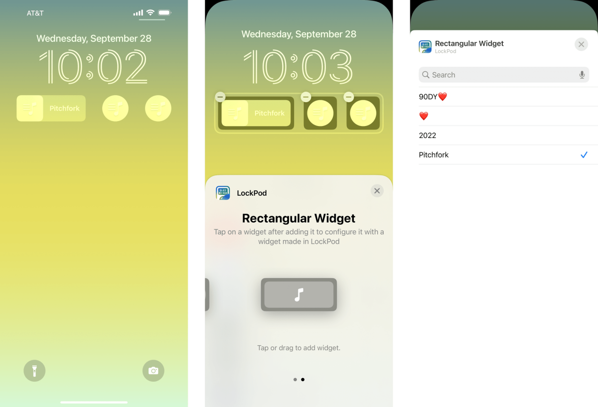 LockPod Adds Apple Music and Spotify to the iOS 16 Lock Screen