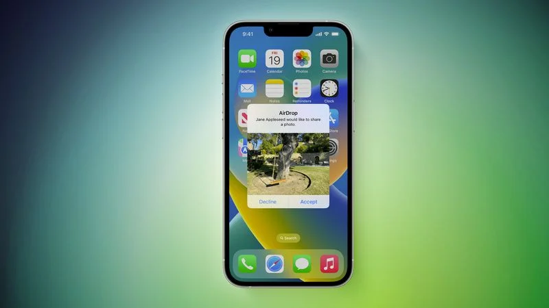 Apple to Fight AirDrop Spam With New iPhone Setting Launching Widely Next Year