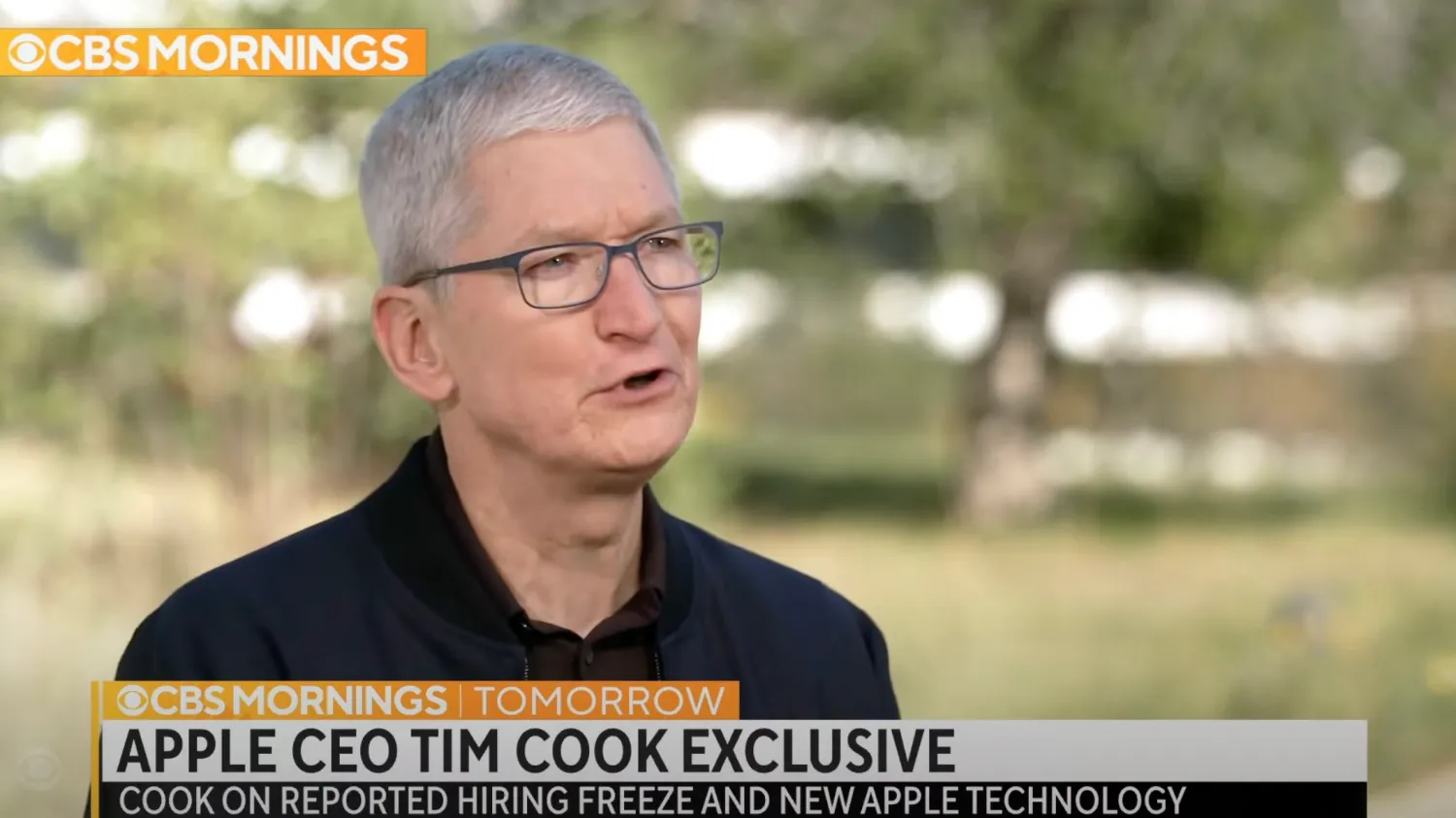 Tim Cook talks Apple’s hiring slowdown, in-person work rules in new interview