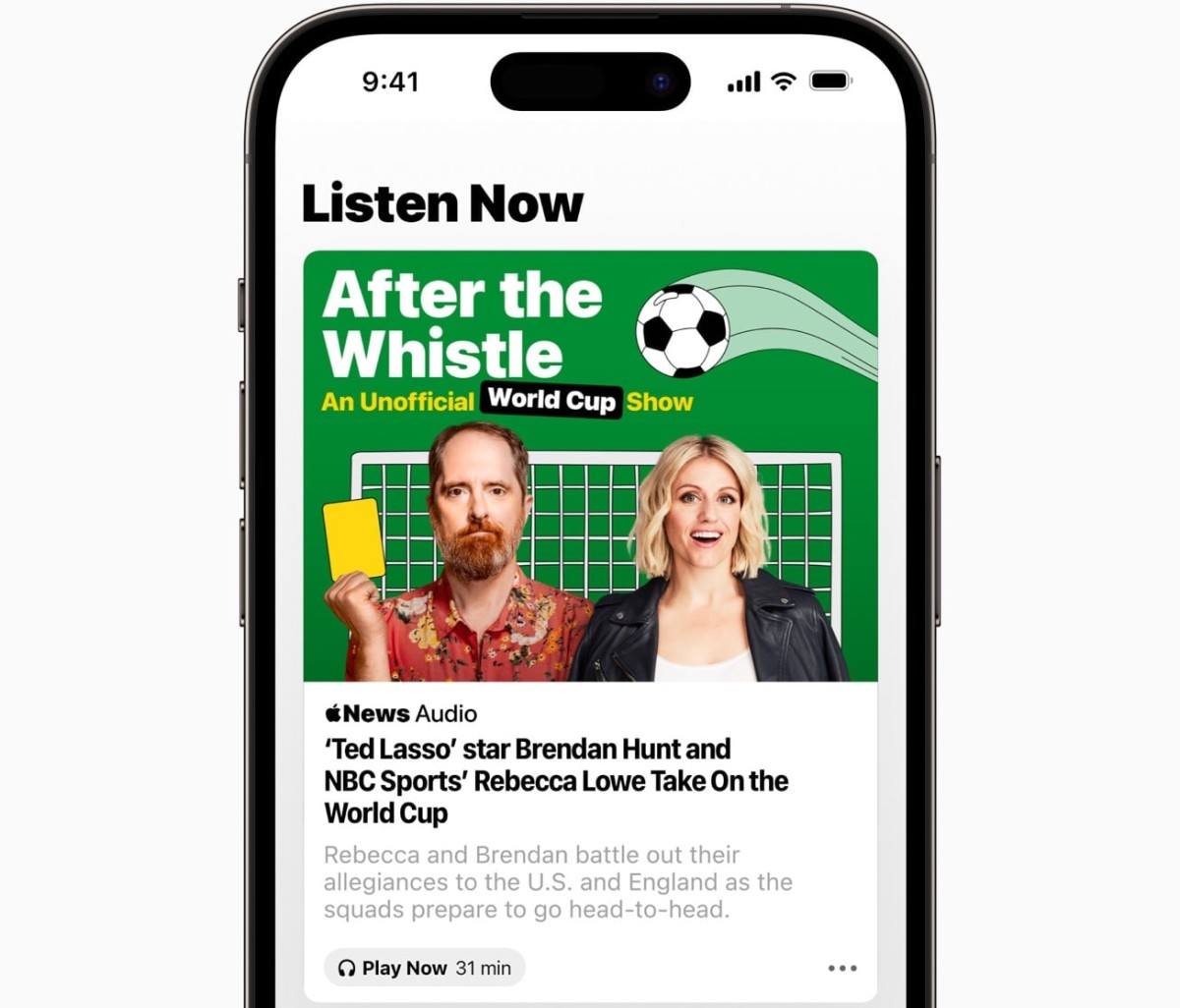 Ted Lasso’s Coach Beard covers the World Cup in new Apple podcast