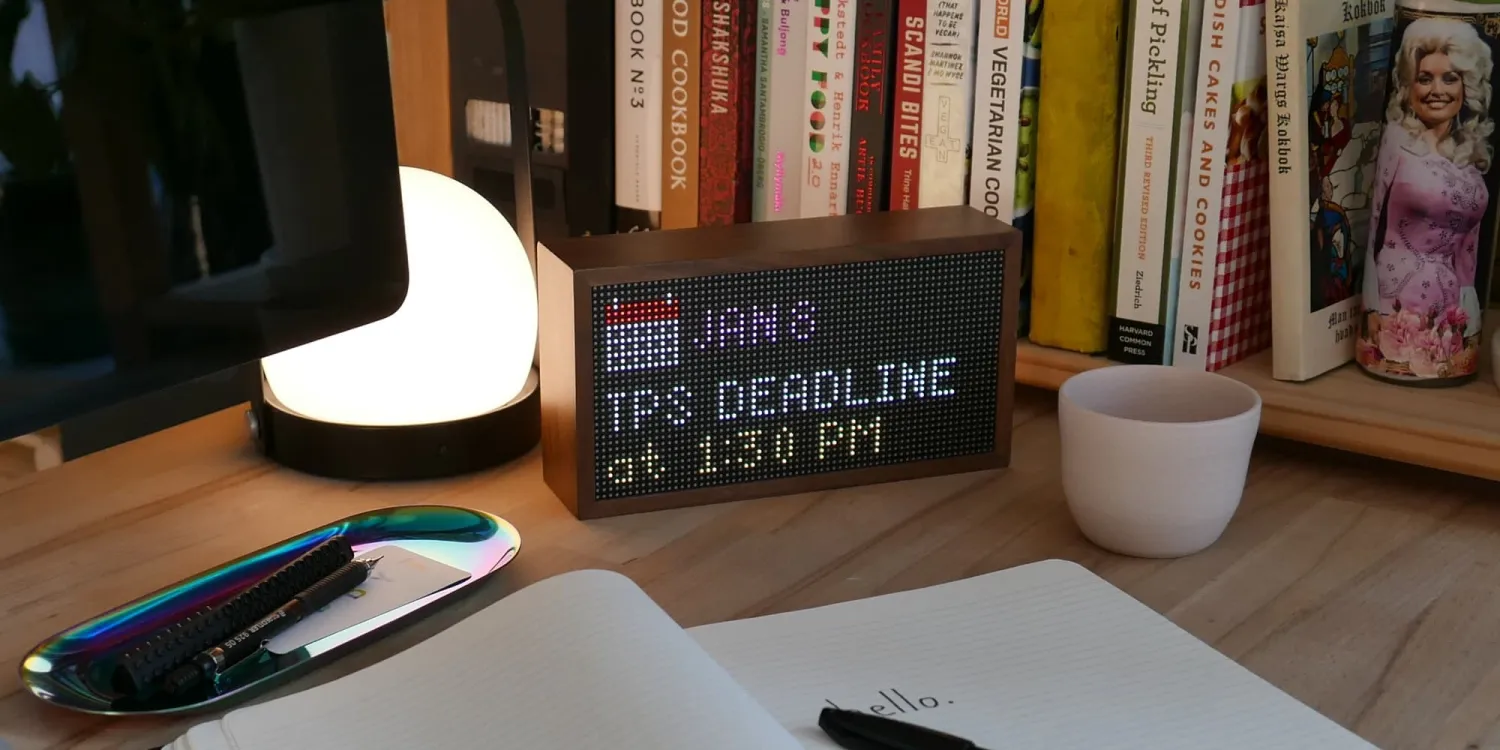 Tidbyt is a retro-style display that’s perfect for those looking to use their iPhone a little less in 2023