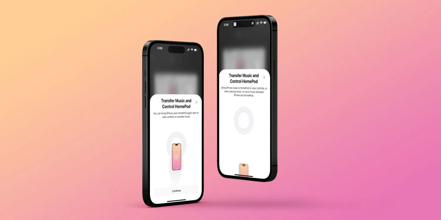 iOS 16.3 beta guides users on how to use Handoff from iPhone to HomePod