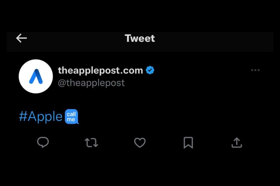 Apple promotes Apple TV+ with new ‘Call Me’ hashflag on Twitter