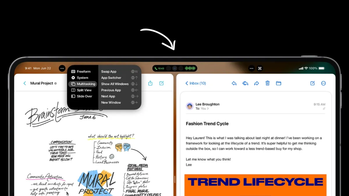 What is the best front-facing camera solution for the iPad?
