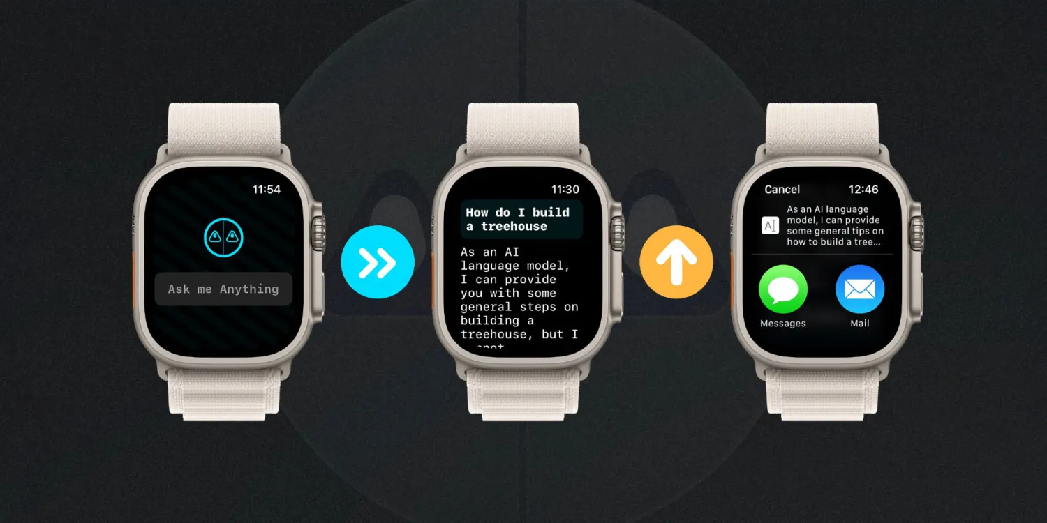 Apple Watch gets OpenAI’s popular chatbot with watchGPT app