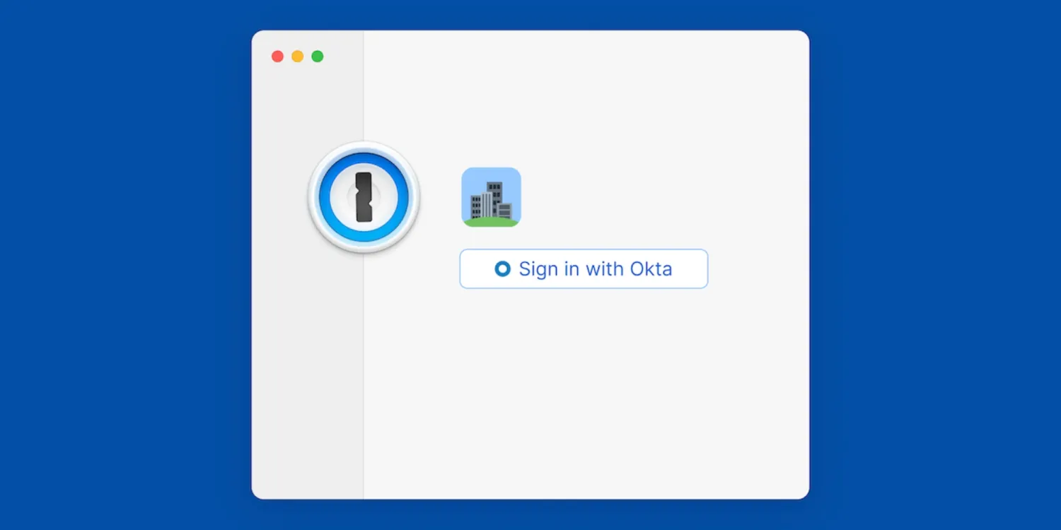 Apple @ Work: 1Password gains deep integration with an Okta driven unlock option