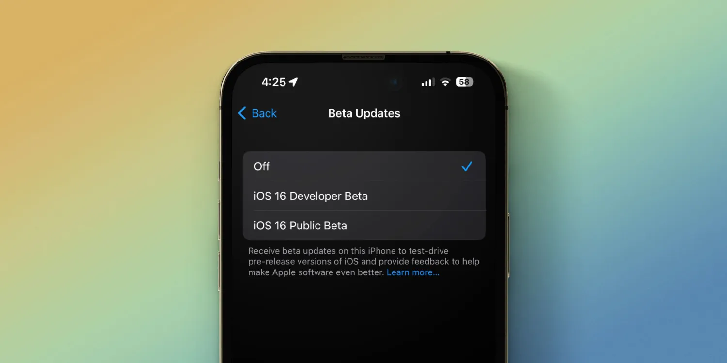 How to enable iOS betas from the Settings app with 16.4 and later