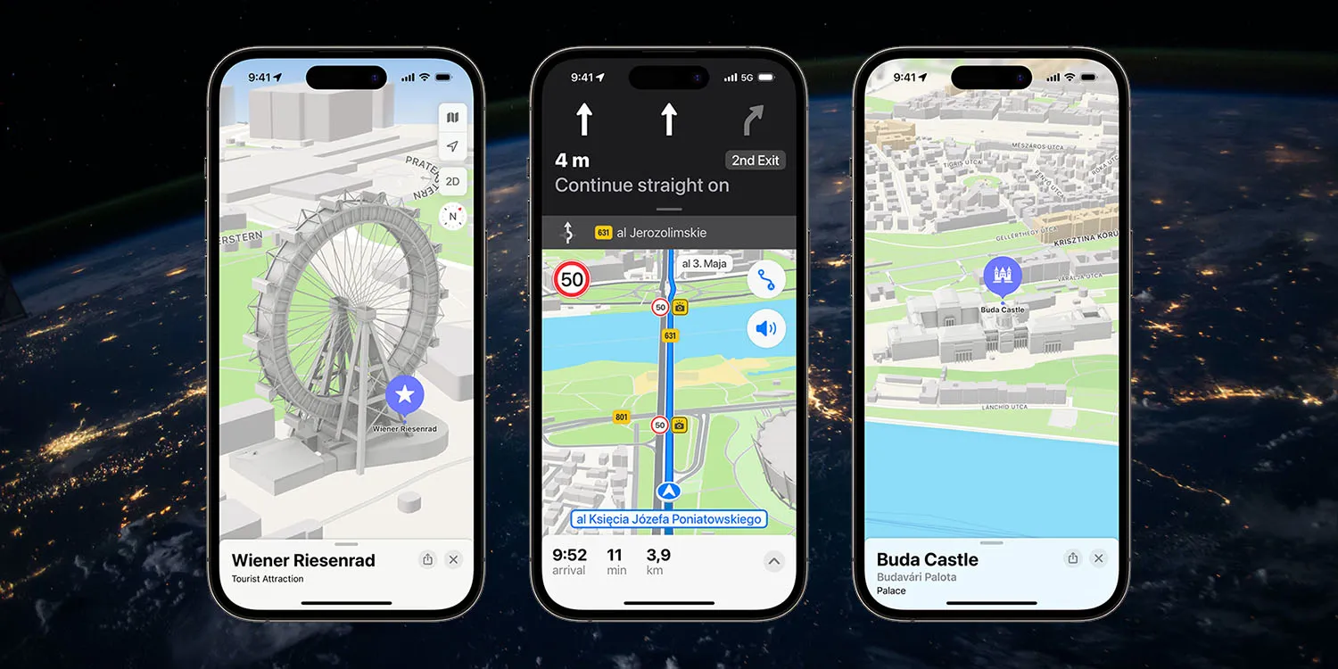 New Apple Maps features come to Austria, Croatia, Czechia, Hungary, Poland, and Slovenia