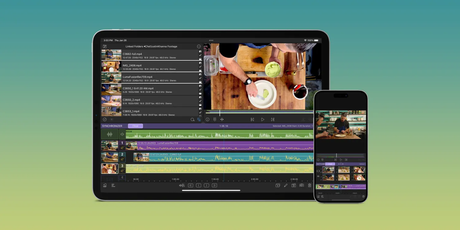 LumaFusion launches new, pro-level, multicam editing feature for iPhone and iPad
