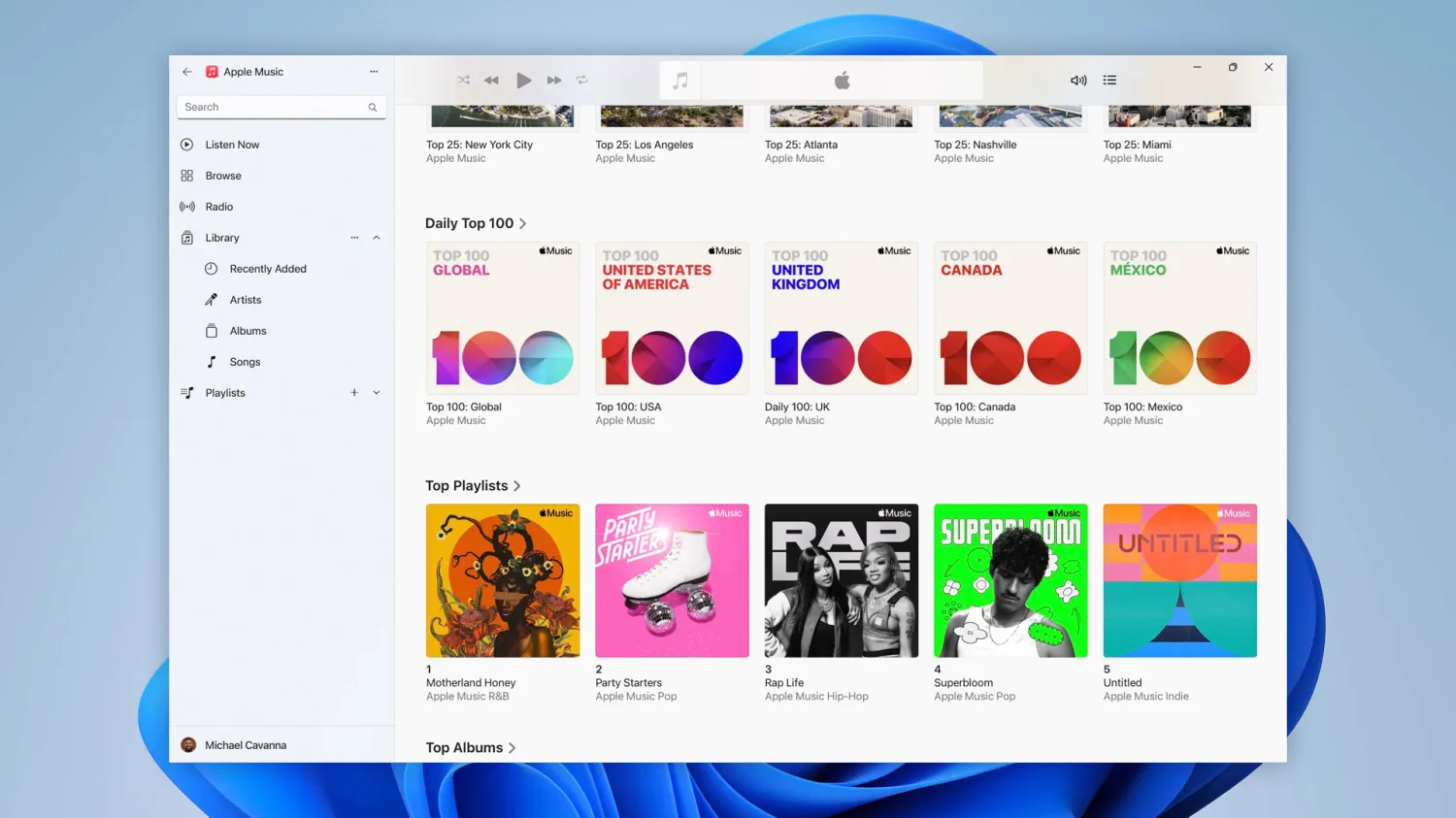 Apple Music Preview app for Windows adds lyrics, media key controls, and more