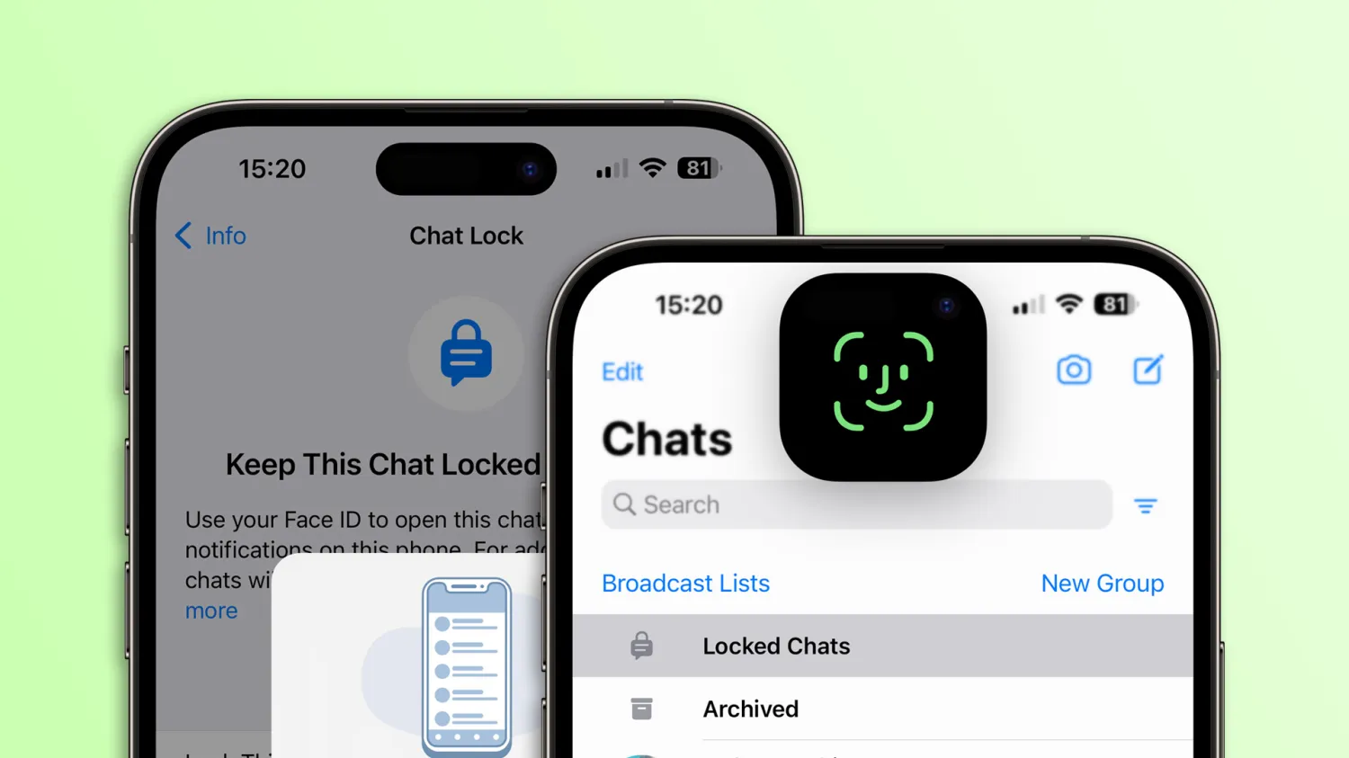 iOS 17 should copy this new WhatsApp feature for locking chats with Face ID and Touch ID