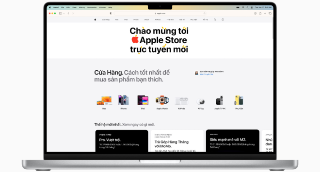 Apple launches Apple Store Online in Vietnam