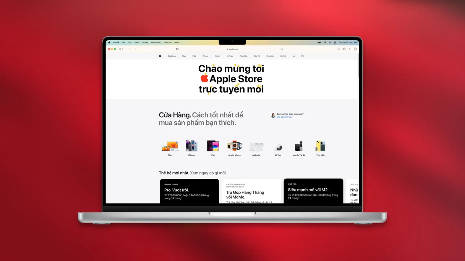 Apple launches its online store in Vietnam with personalized shopping experience