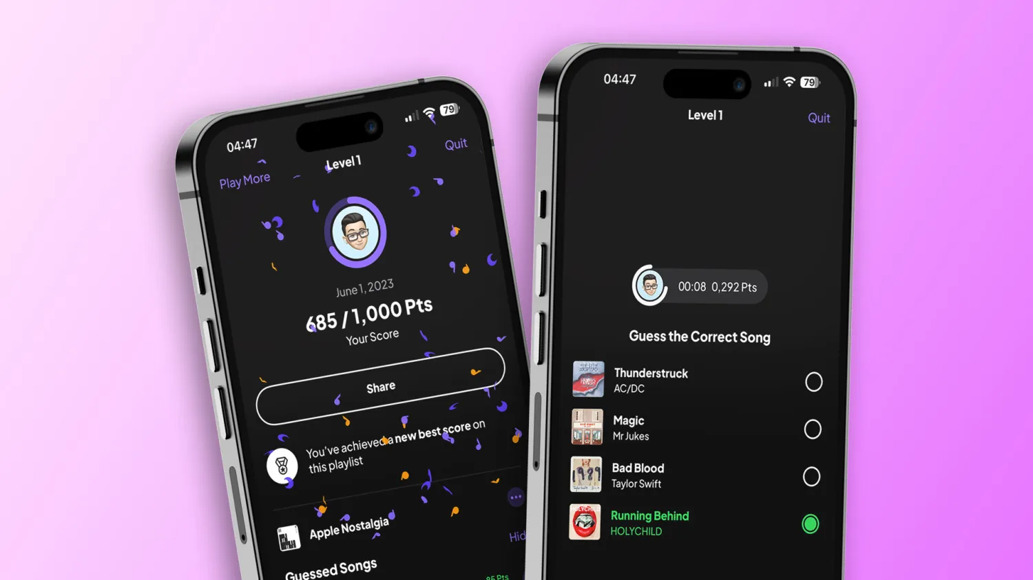 SongCapsule Quiz is a fun new iPhone game that uses your Apple Music playlists