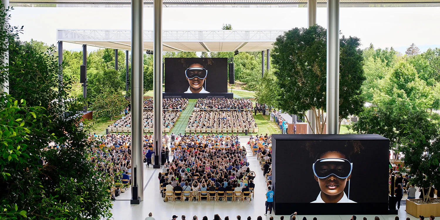 WWDC 2023 keynote and product photos shared by Apple