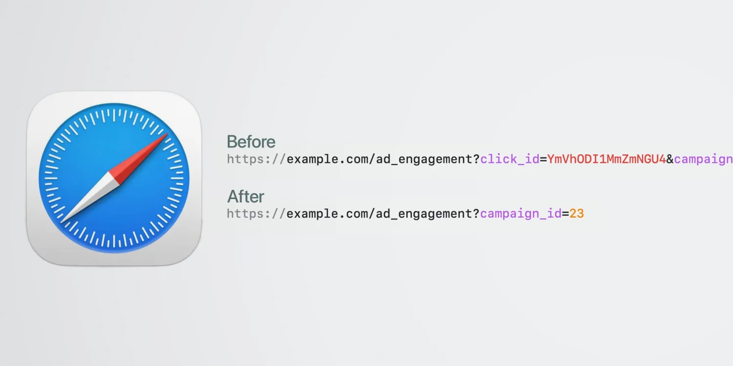 iOS 17 automatically removes tracking parameters from links you click on