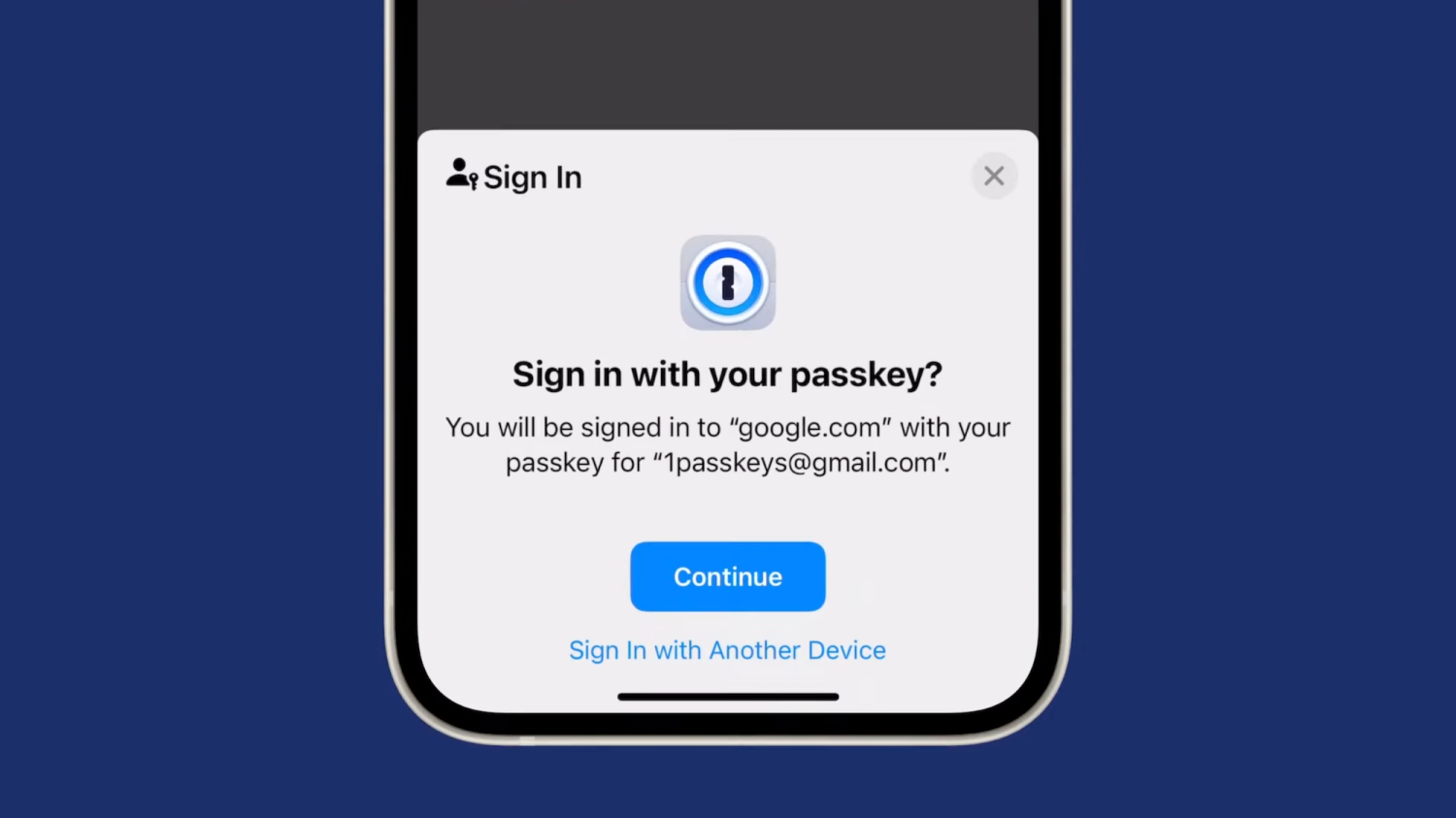 1Password teases native passkey support coming to its app with iOS 17