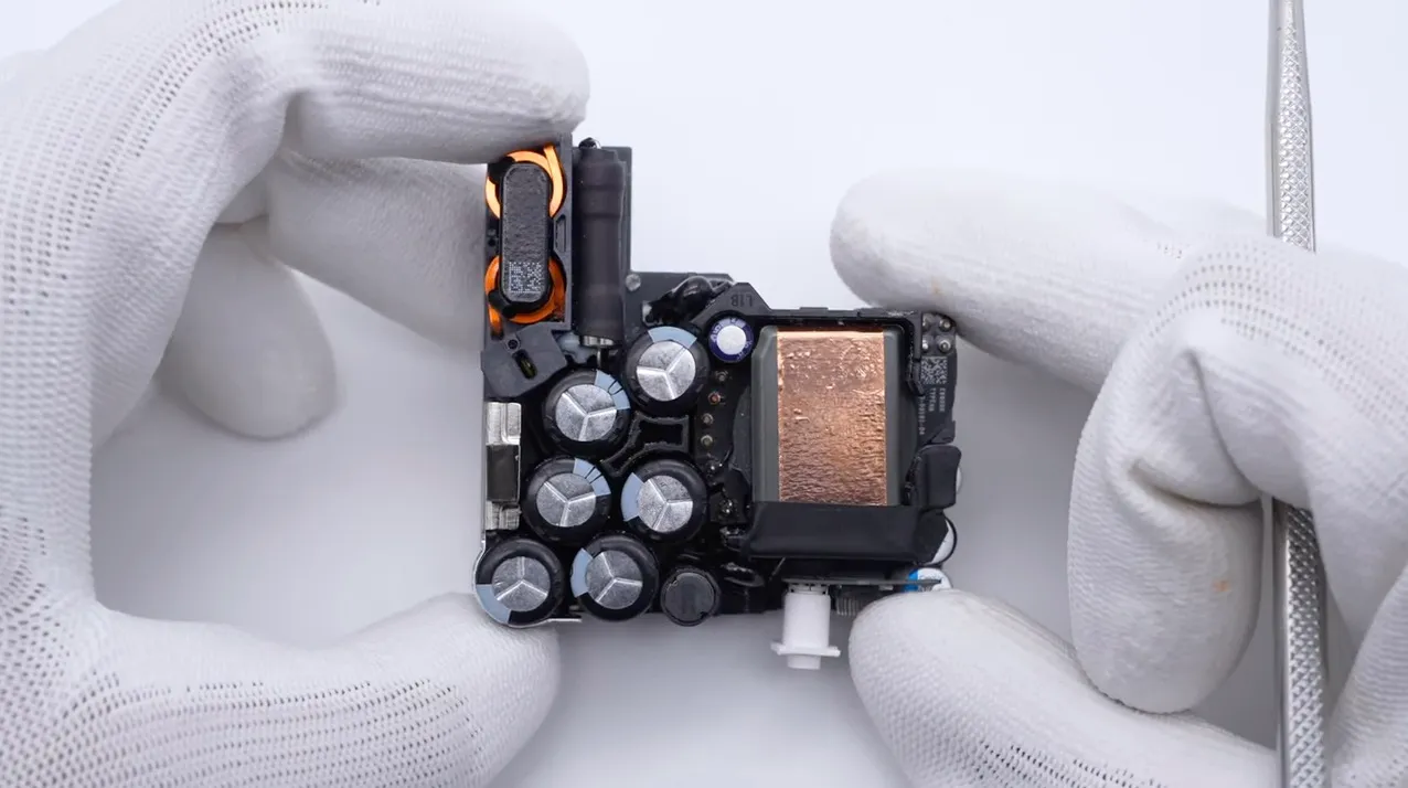 Here’s a look inside Apple’s new 70W GaN USB-C charger