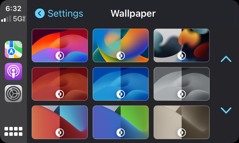 Download the new CarPlay wallpapers for iOS 17