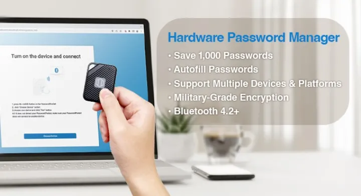 You can store your passwords on this device