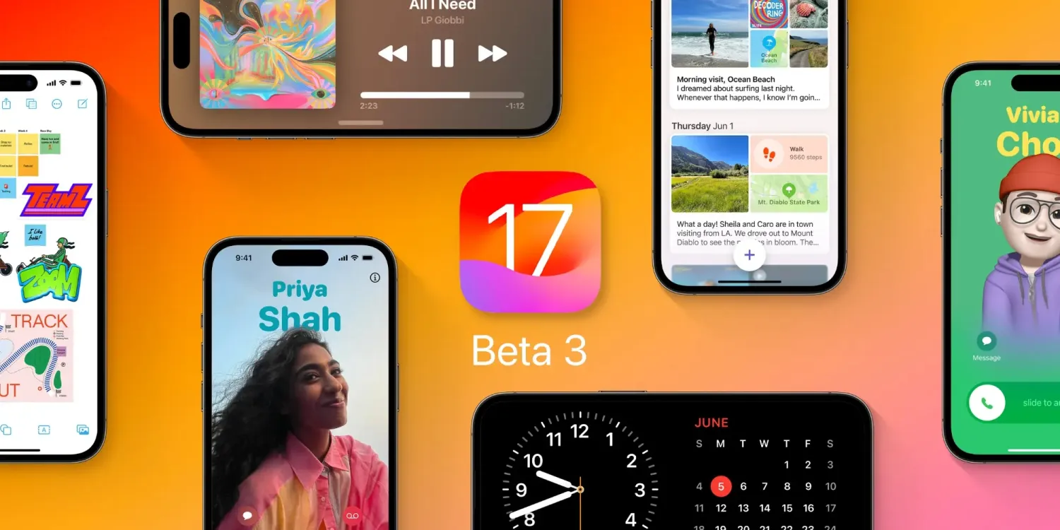 Apple releases third developer betas for iOS 17, macOS Sonoma, and more