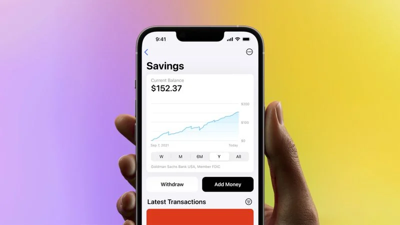Apple Savings Account Lists Longer 5 Day Fund Transfer Time in iOS 17