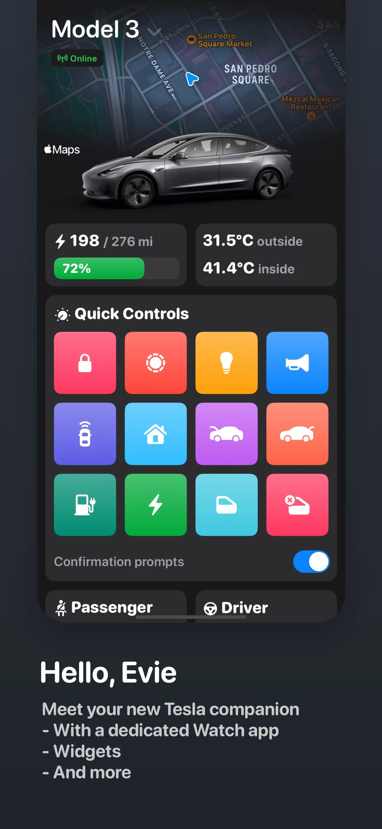 ‘Evie’ iPhone app delivers Tesla charge status updates using Live Activities