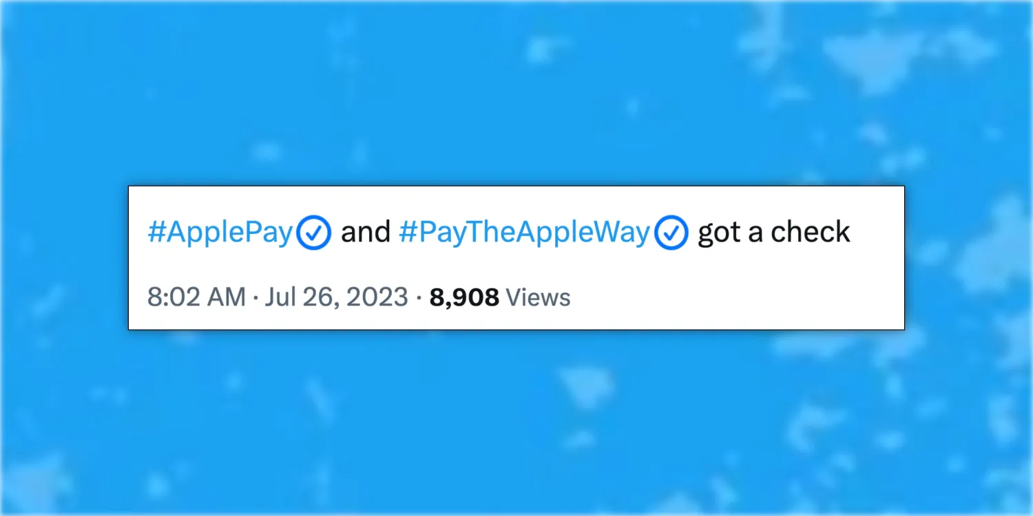 Apple mysteriously launches new Twitter marketing campaign for Apple Pay