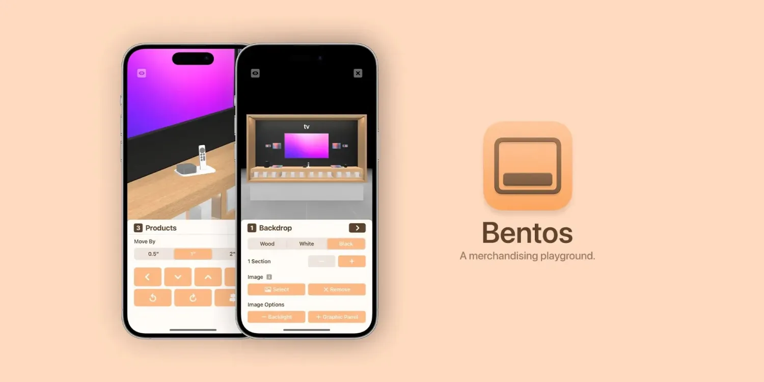 Bentos is a new app that lets you design and share your own Apple Store displays