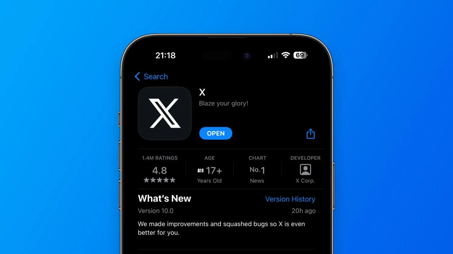 Apple makes an exception and Twitter is now X in the iOS App Store