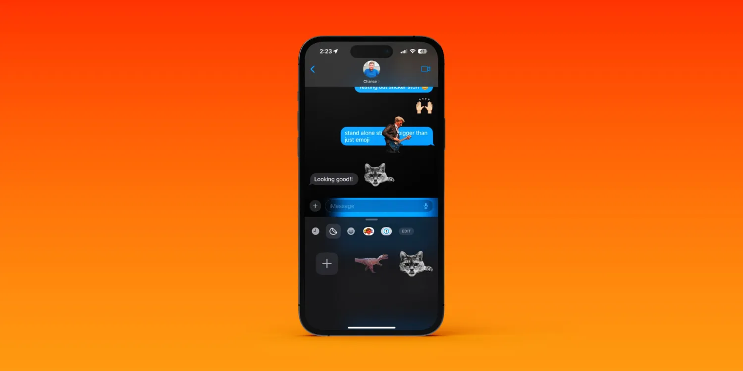 How to make and use iPhone Messages stickers with iOS 17