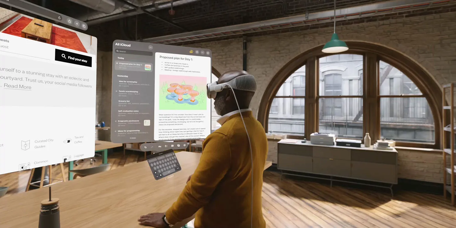 Vision Pro accessory could turn any flat surface into a virtual trackpad, with gesture support