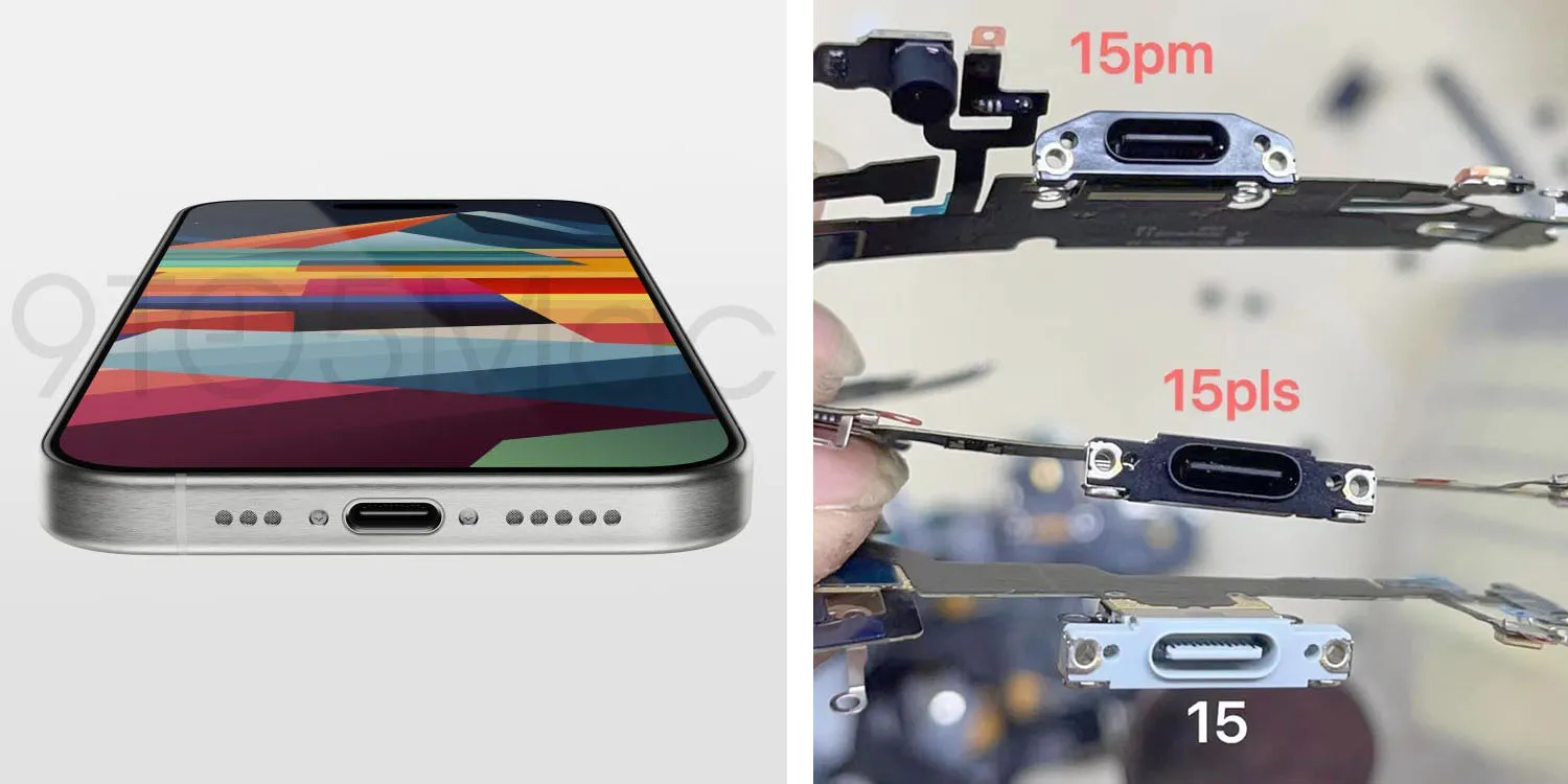 iPhone 15 USB-C port: Claimed photos shared on Twitter