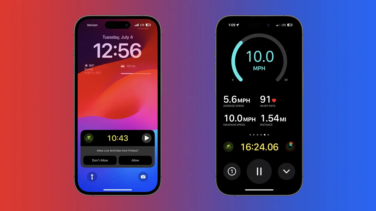 Hands-on: How to see Apple Watch live cycling metrics on iPhone with iOS 17