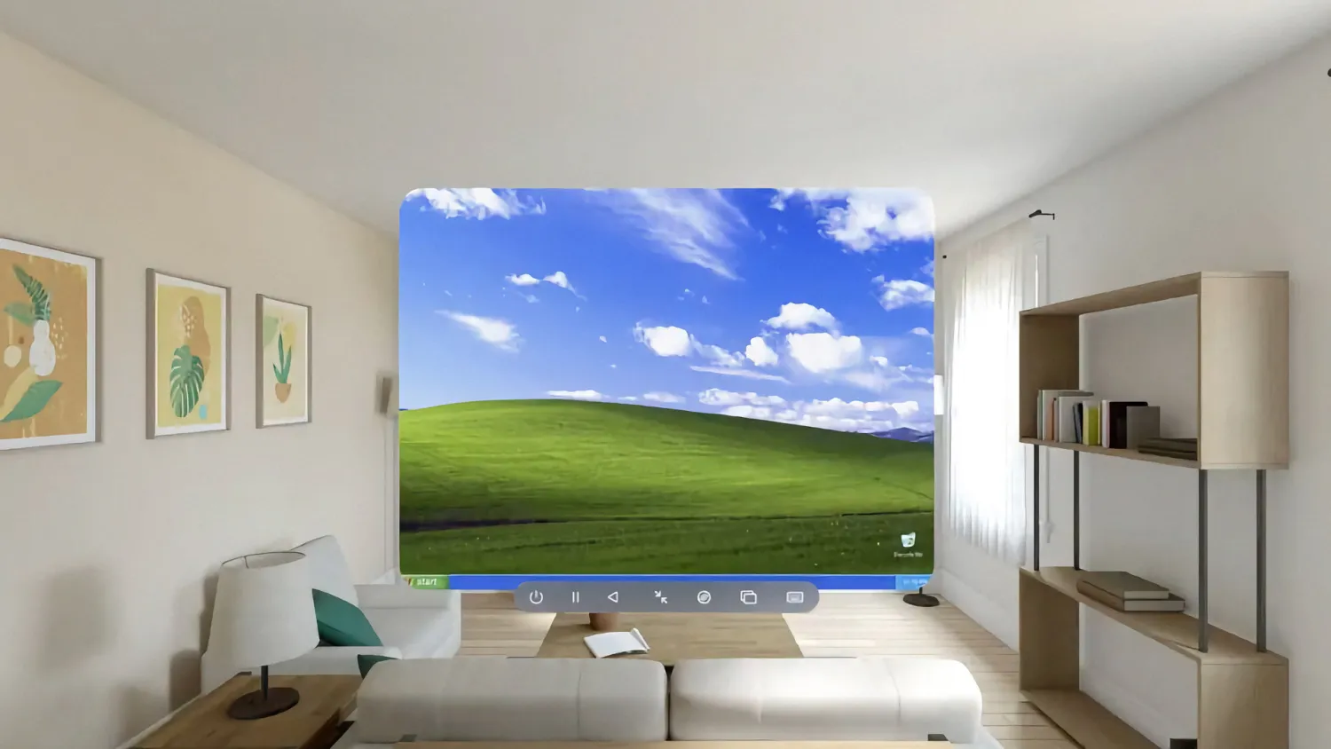 You’ll be able to run Windows XP on your Apple Vision Pro from day one
