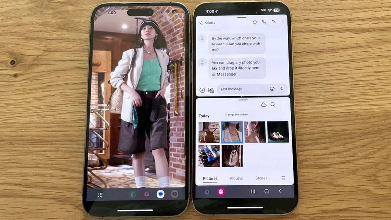 Samsung's 'Try Galaxy' Feature Uses Two iPhones to Demo Z Fold5 Experience
