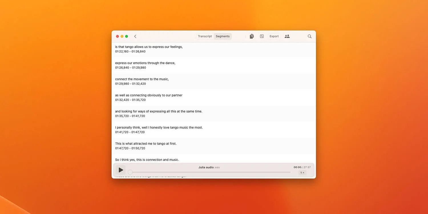 MacWhisper audio transcription is a big time-saver, days after discovering it