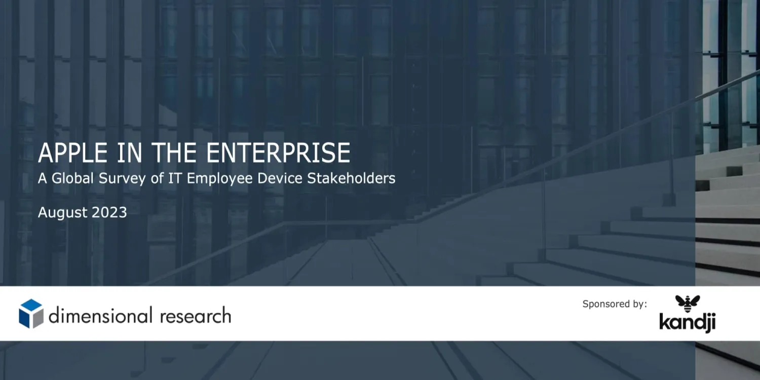 New IT survey finds that Apple deployments are tied to positive business outcomes