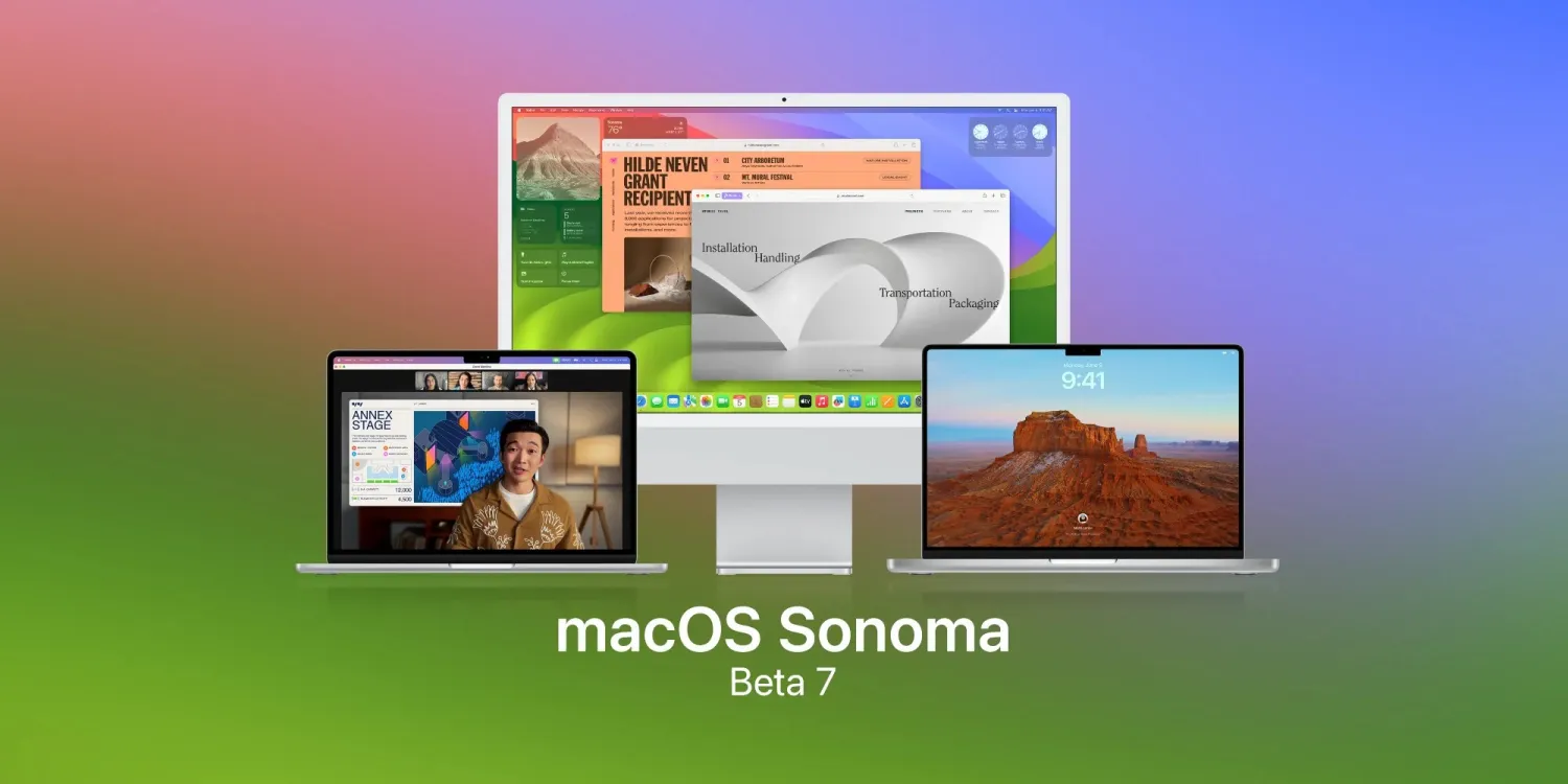 Apple releases macOS 14 Sonoma beta 7