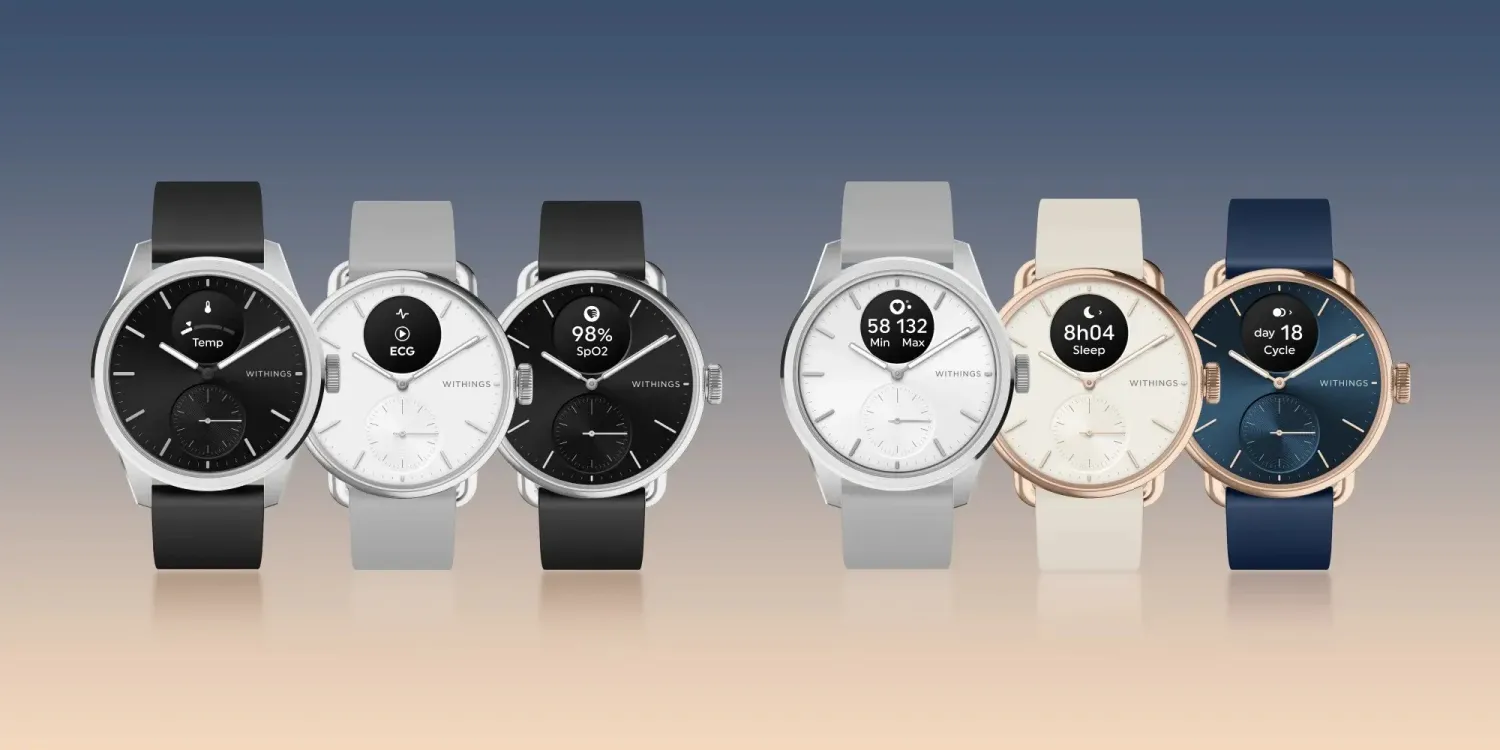 Withings launches ScanWatch 2 with 30-day battery, continuous body temp tracking, Apple Health