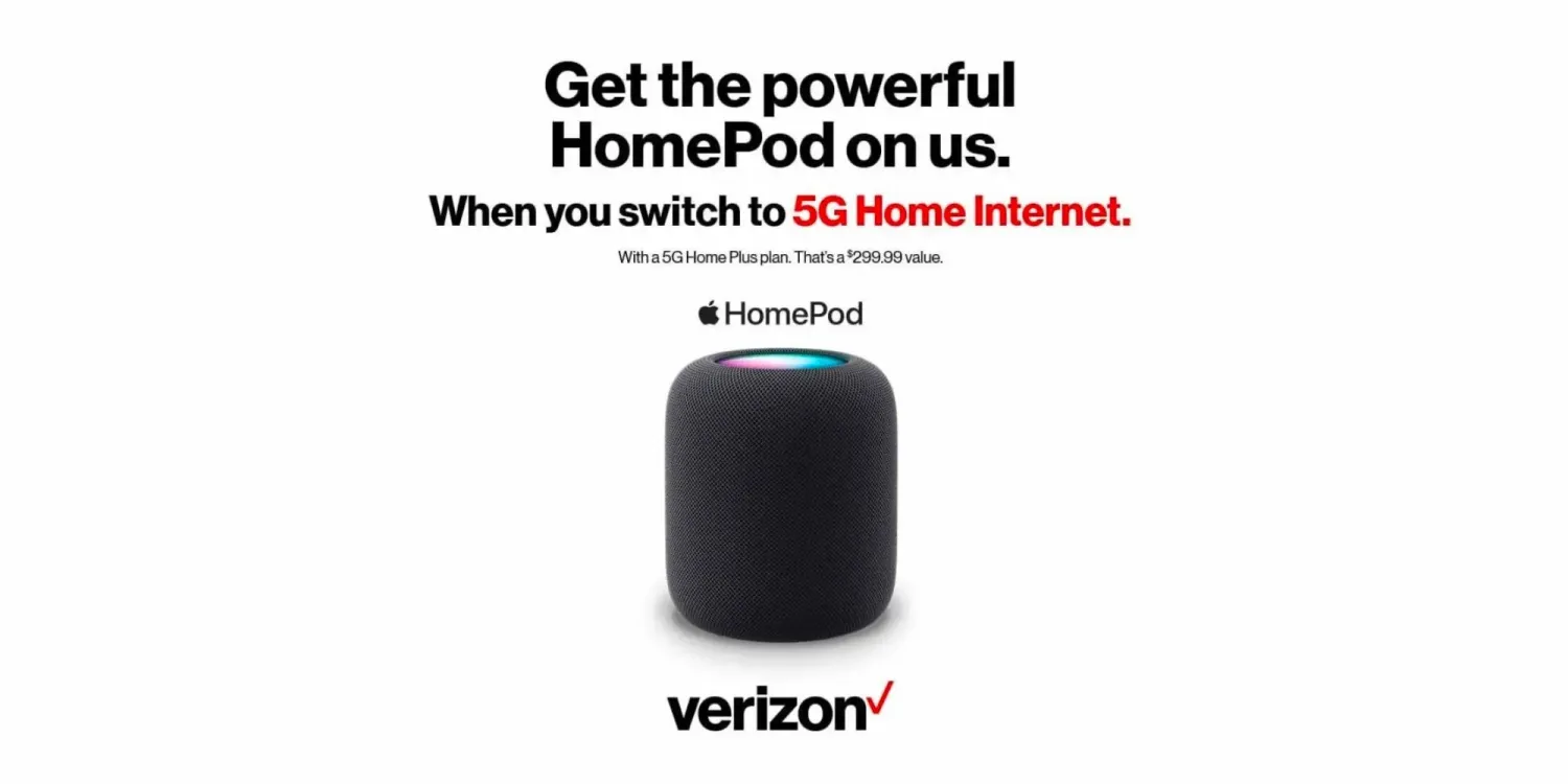 Verizon entices 5G Home Internet customers with free HomePod