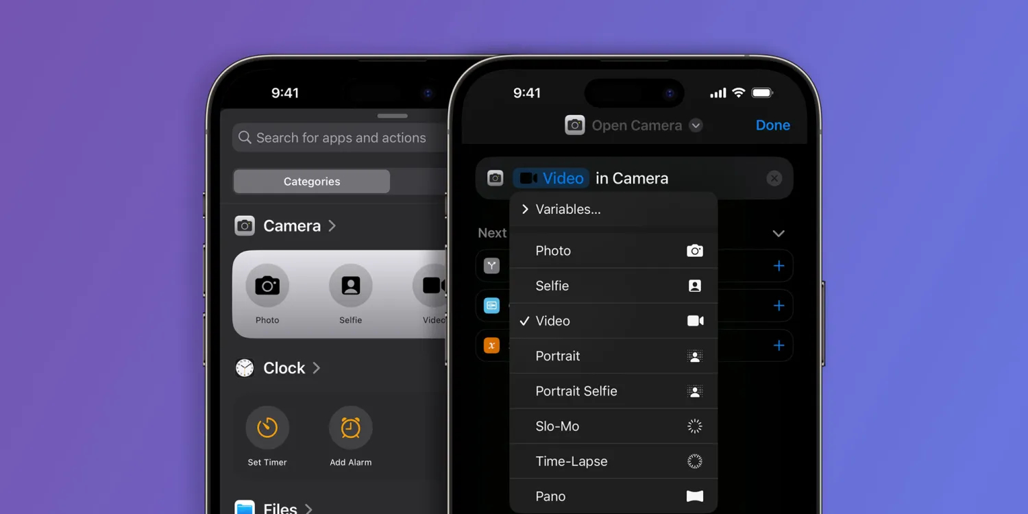 Apple highlights all the new features of the Shortcuts app in iOS 17