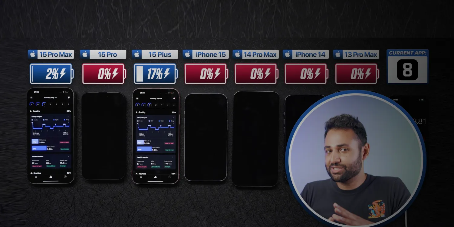 iPhone 15 Plus takes the crown in battery life test, beating all previous iPhone models