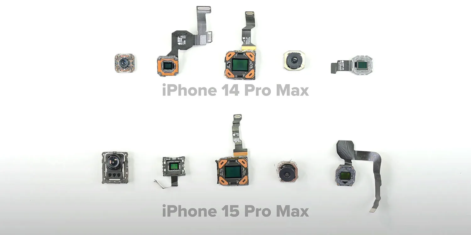 iPhone 15 Pro Max teardown shows the periscope camera, scratchable titanium, more parts pairing