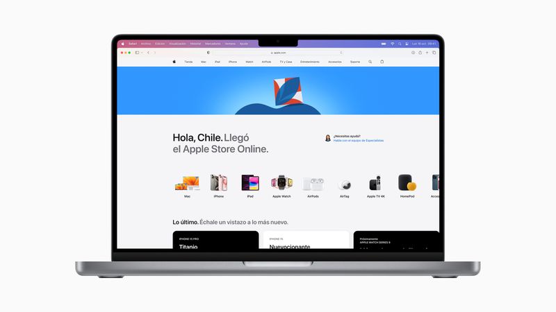 Apple's Online Store Now Available in Chile