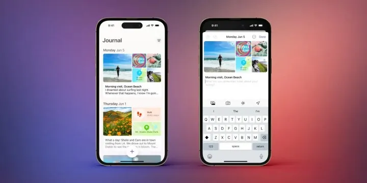 iOS 17.2 will come with Apple's brand new application Journal