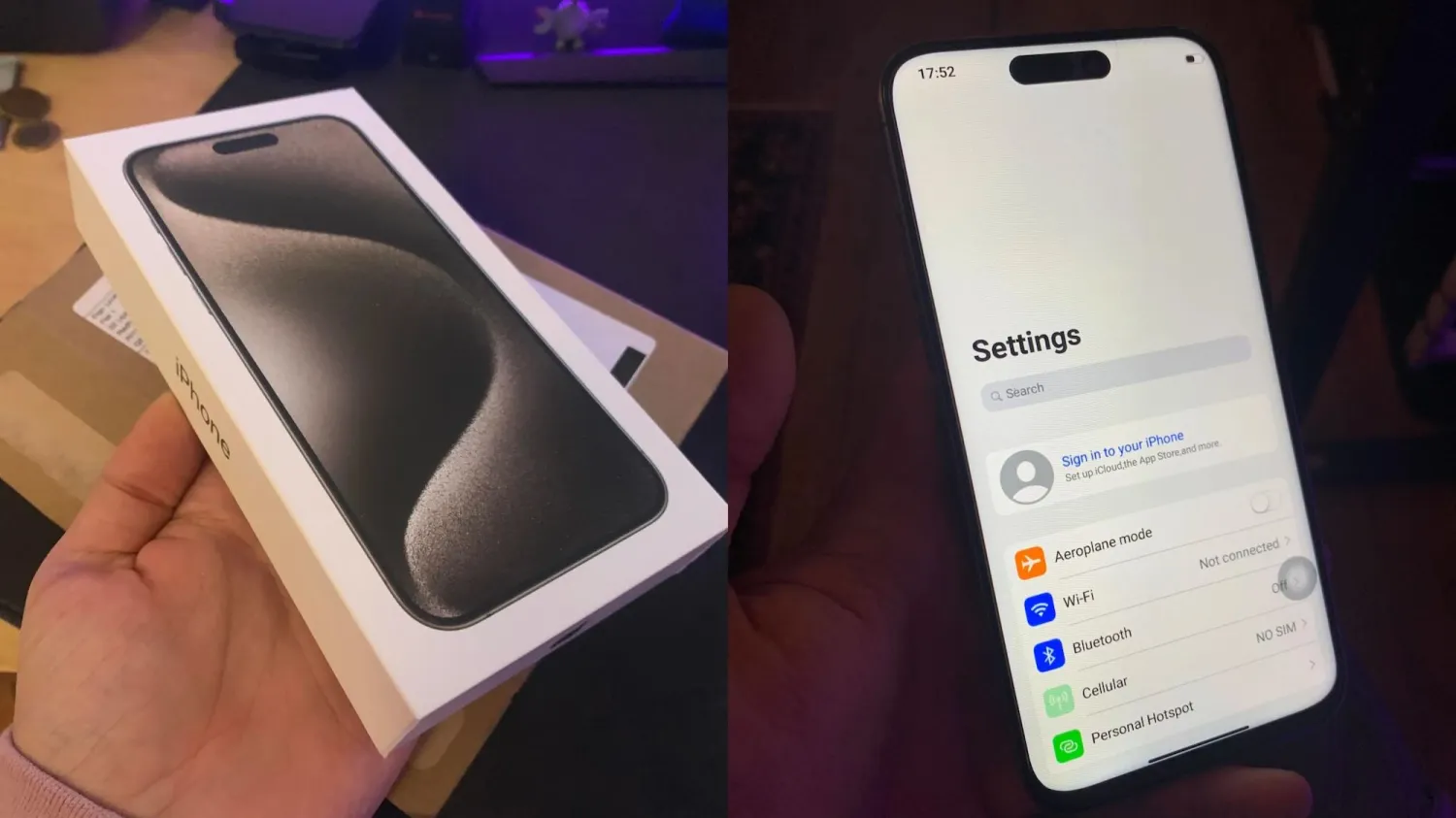 Reddit user says he ordered an iPhone 15 Pro Max, but received an Android clone instead