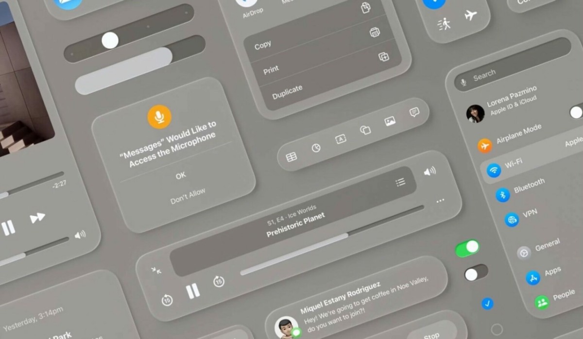Vision Pro's Interface Design Coming to iPhones with iOS 18