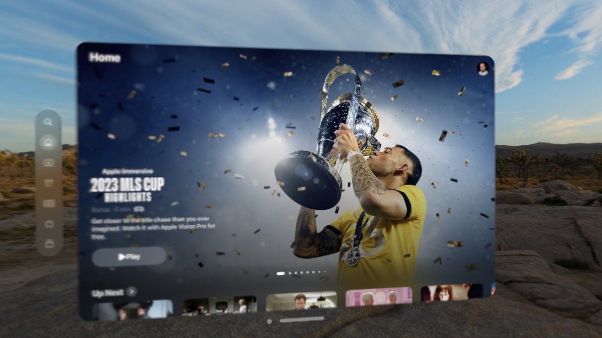 Apple Vision Pro Adds First New Content in Two Months: A Five-Minute Soccer Highlight